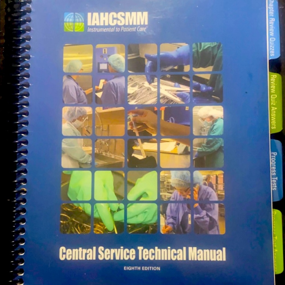 Sterile technician manual WORKBOOK-8th Edition